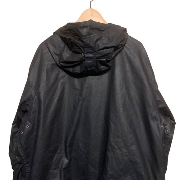 Gap Unisex Waxed Jacket Black Style #776050-00 Sz Medium Oversized - Picture 8 of 15
